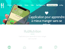 Tablet Screenshot of hubsante.com